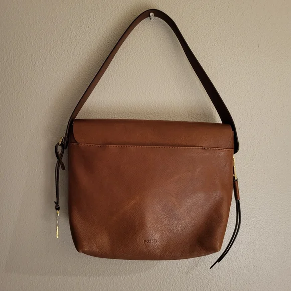 Fossil Harper Large Flap Leather Crossbody Bag - Picture 5 of 7